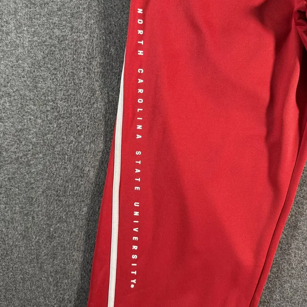NC State Wolfpack Pants Mens Large Player Issued Red College Basketball Adidas
